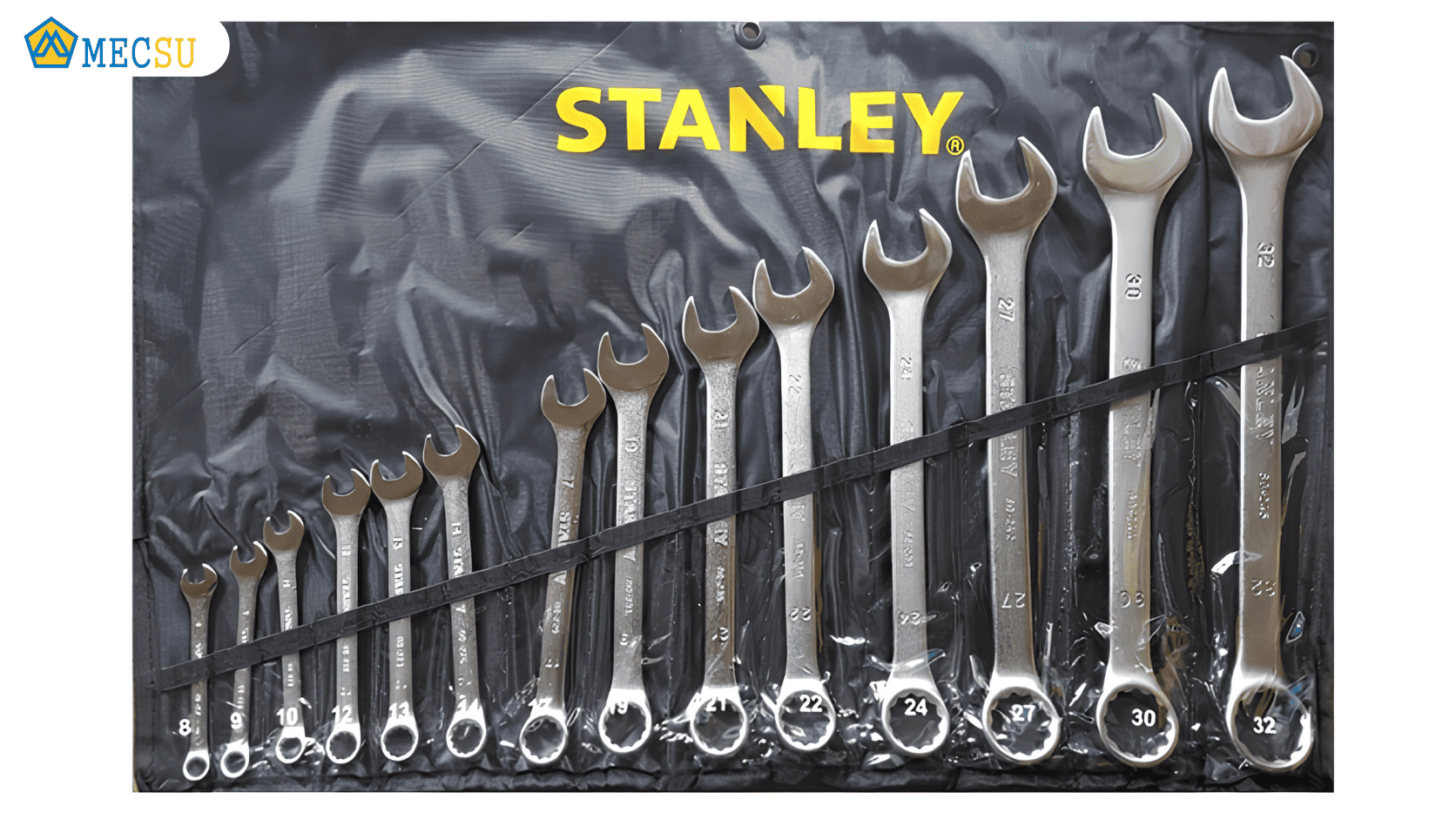 Bộ cờ lê vòng miệng Stanley gia công tinh xảo